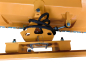 Preview: Bowell Schneeschild Räumschild mit Pendelausgleich - diverse Anbau-Adapter lieferbar - PU Schürfleiste - lieferbar als 160/180/200/220/240 cm