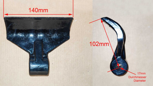 5 pcs. 1300gr flail hammer  - BCS/BCRI/BCRS/BCRX series  2025