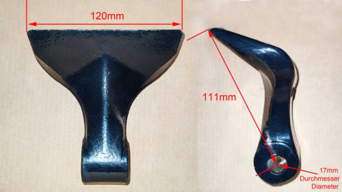 20 - 5 x Schlegelhammer BCX/pro-serie 1400gr inkl. 10.9 Bolzen