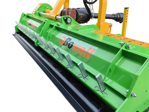 Bowell MFZpro Professional Heavy Duty Flail Mower with side shift system for 30-80 HP Tractor