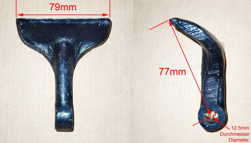 10 pieces  320gr flail hammer - ATV / MFL series