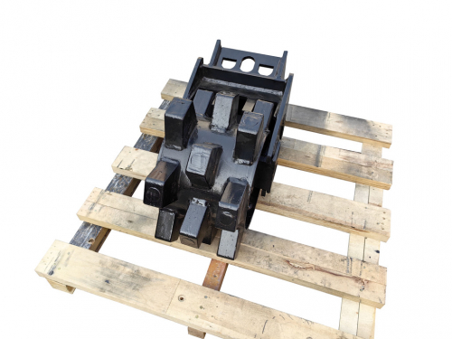 Preview: Bowell Compaction wheel from Hardox 500 for mini excavators with MS-01 or MS-03 interface