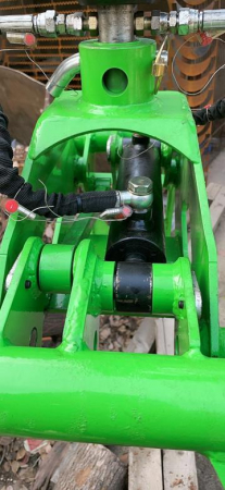 Preview: Bowell Hydraulischer Holzgreifer mit Rotator für Heckbagger