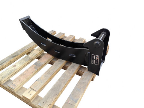 Bowell Cable bucket, tele bucket, banana bucket with cutting edge for mini excavators with MS-01 or MS-03 interface - width 13 cm