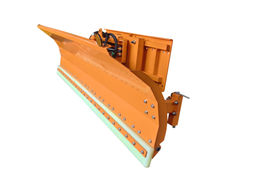 Preview: Bowell Schneeschild Räumschild mit Pendelausgleich - diverse Anbau-Adapter lieferbar - PU Schürfleiste - lieferbar als 160/180/200/220/240 cm