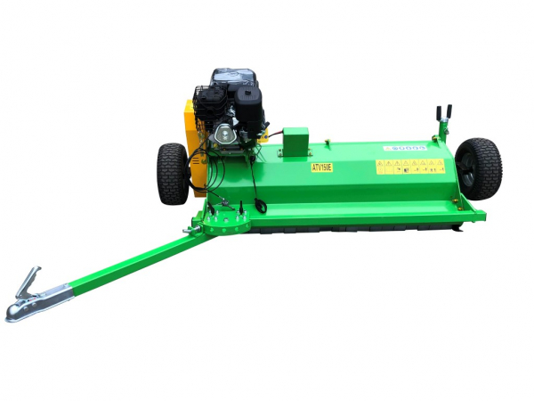 Bowell ATV Schlegelmäher Schlegelmulcher mit Benzinmotor & Anhängerkupplung