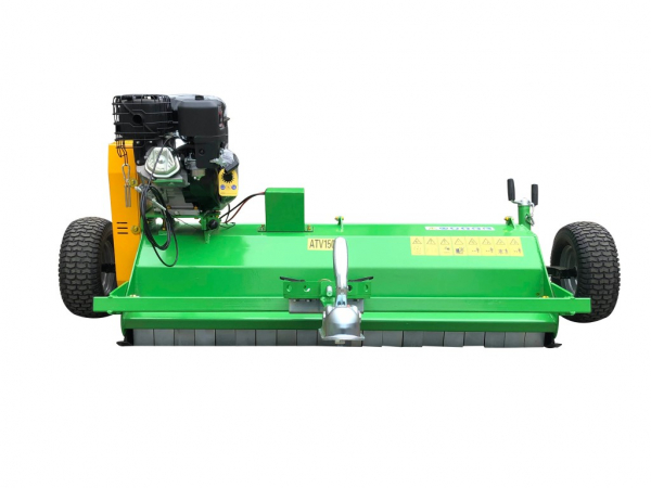Bowell ATV Schlegelmäher Schlegelmulcher mit Benzinmotor & Anhängerkupplung