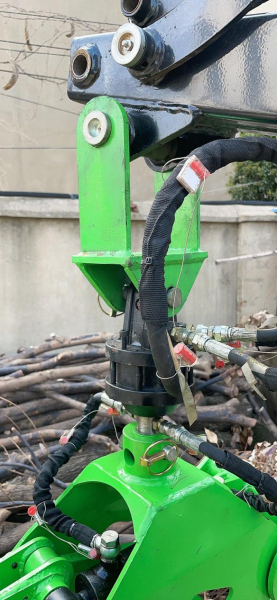 Bowell Hydraulischer Holzgreifer mit Rotator für Heckbagger