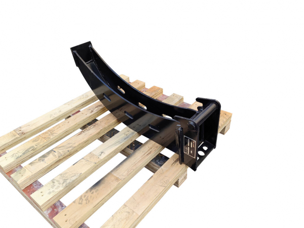 Bowell Cable bucket, tele bucket, banana bucket with cutting edge for mini excavators with MS-01 or MS-03 interface - width 13 cm