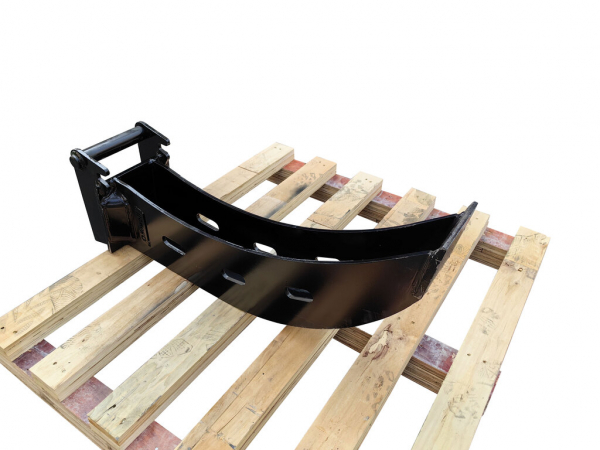 Bowell Cable bucket, tele bucket, banana bucket with cutting edge for mini excavators with MS-01 or MS-03 interface - width 13 cm