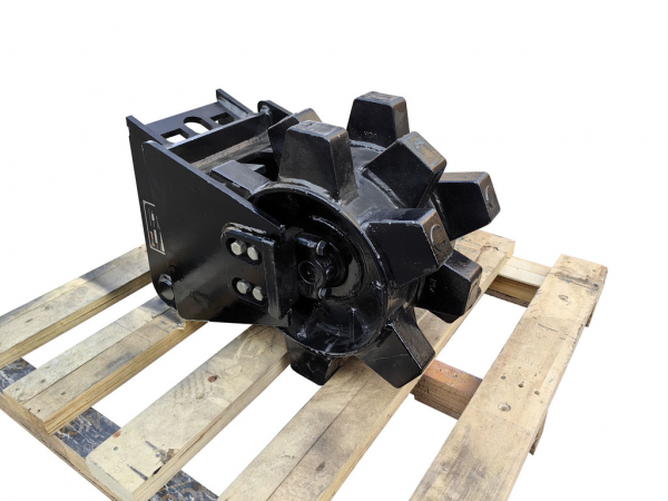 Bowell Compaction wheel from Hardox 500 for mini excavators with MS-01 or MS-03 interface