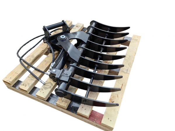 Bowell Hydraulischer Roderechen Wurzelrechen kompatibel zu MS-01 / MS-03  Minibagger